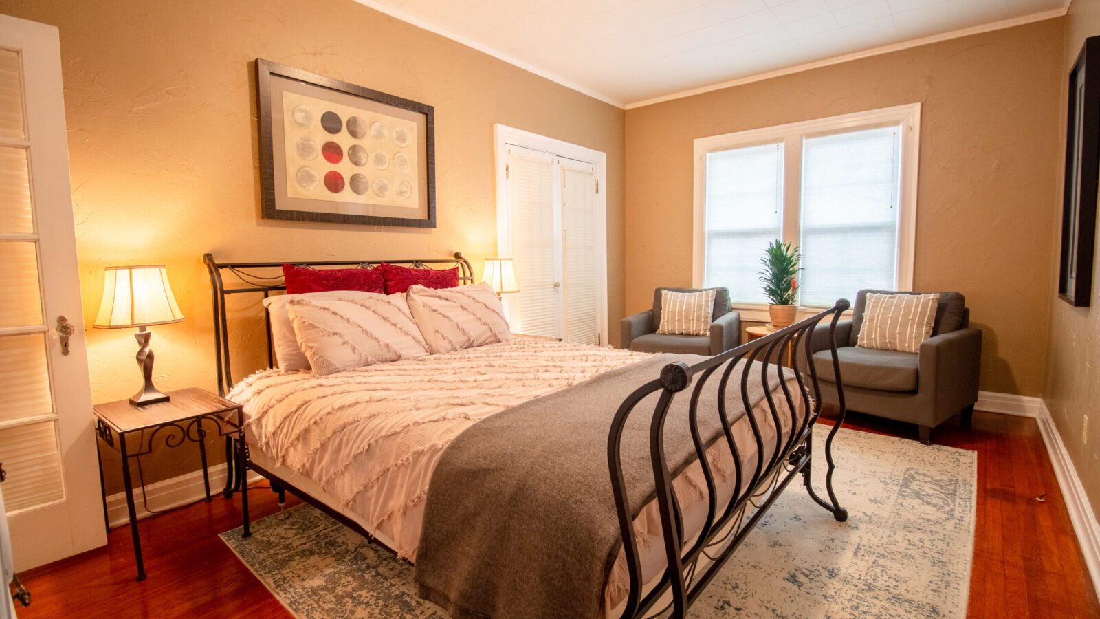 Third bedroom at Vintage Charm OKC, designed for comfort and relaxation